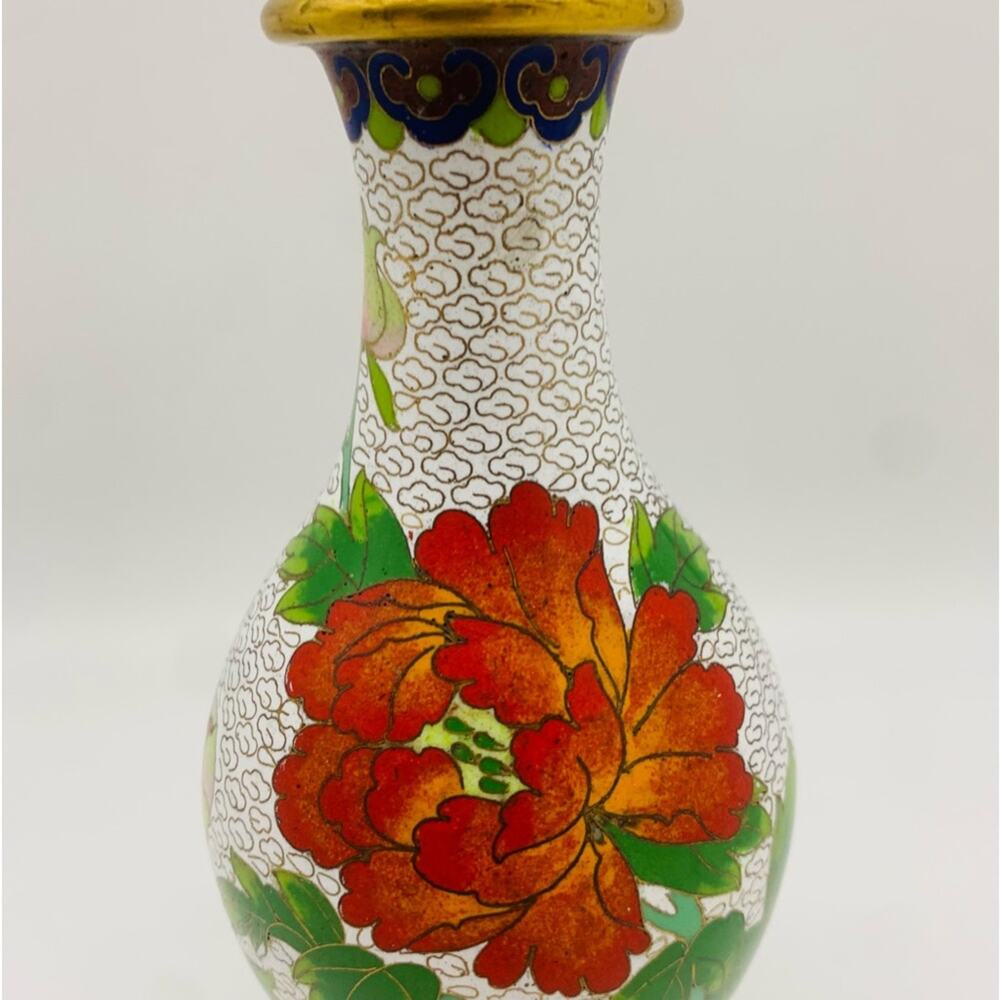 Vintage Cloisonne Vase - Picture 7 of 13
